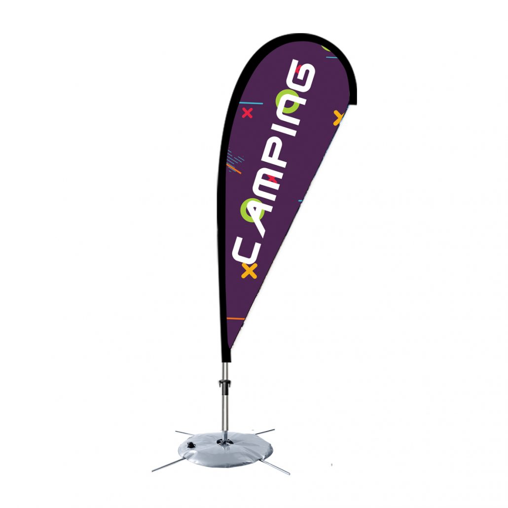 Extra Small Teardrop Flag 1.7m Flag Signs NZ Teardrop Flag Banners