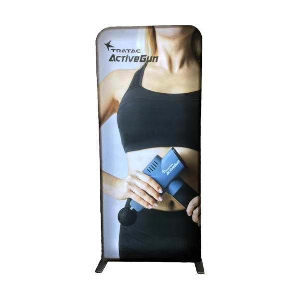 Illuminated Tube Banner Stand 800x2280mm