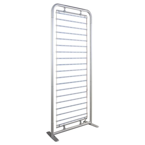 Illuminated Tube Banner Stand 800x2280mm - Image 2